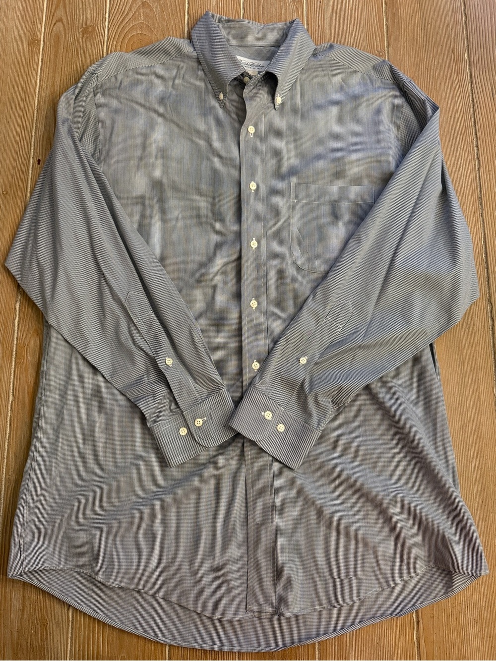 Brooks Brothers Blue Button-Down Dress Shirt